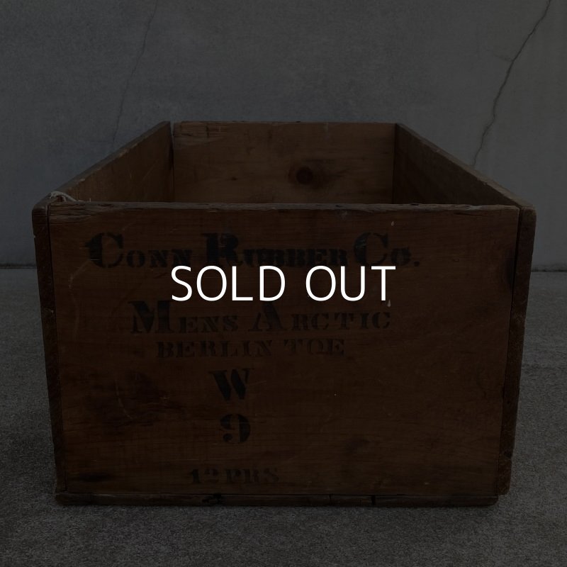 画像4: VINTAGE ANTIQUE WALES GOODYEAR SHOE CO. WOODEN BOX ヴィンテージ アンティーク グッドイヤー ウッドボックス 木箱 アメリカ / ケース 靴 収納 店舗什器 USA 