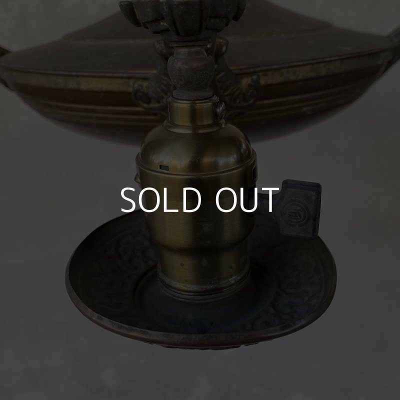 画像5: VINTAGE ANTIQUE ヴィンテージ アンティーク シャンデリア 吊り下げライト アメリカ / 4灯 ライト ペンダントライト ブラス 真鍮 天井照明 USA