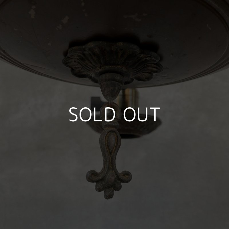 画像8: VINTAGE ANTIQUE ヴィンテージ アンティーク シャンデリア 吊り下げライト アメリカ / 4灯 ライト ペンダントライト ブラス 真鍮 天井照明 USA