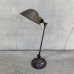 画像1: VINTAGE ANTIQUE DESKLAMP FARIES JAPANNED ヴィンテージ アンティーク デスクライト スタンドライト フェアリーズ アメリカ / インダストリアル ジャパンカラー ジャパンド 照明 工業用 USA  (1)