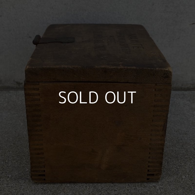画像5: VINTAGE ANTIQUE COLUMBIA TOOL STEEL CO. WOODEN BOX ヴィンテージ アンティーク 木箱 アメリカ / ケース クレートボックス ディスプレイ 収納 小物入れ USA