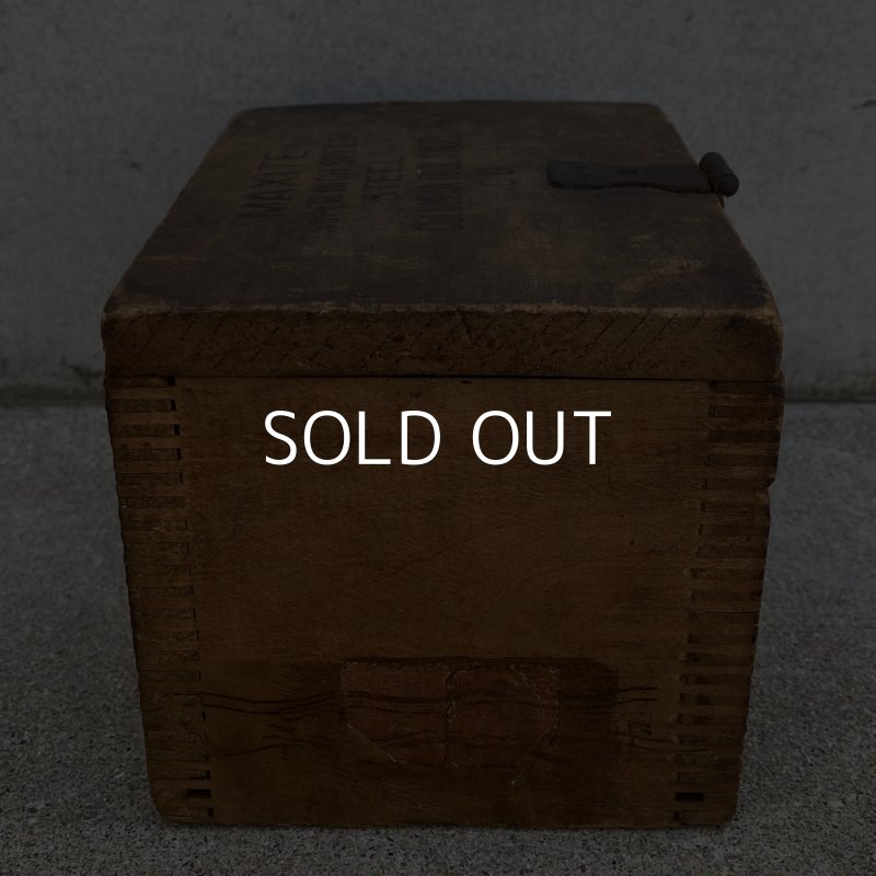 画像4: VINTAGE ANTIQUE COLUMBIA TOOL STEEL CO. WOODEN BOX ヴィンテージ アンティーク 木箱 アメリカ / ケース クレートボックス ディスプレイ 収納 小物入れ USA