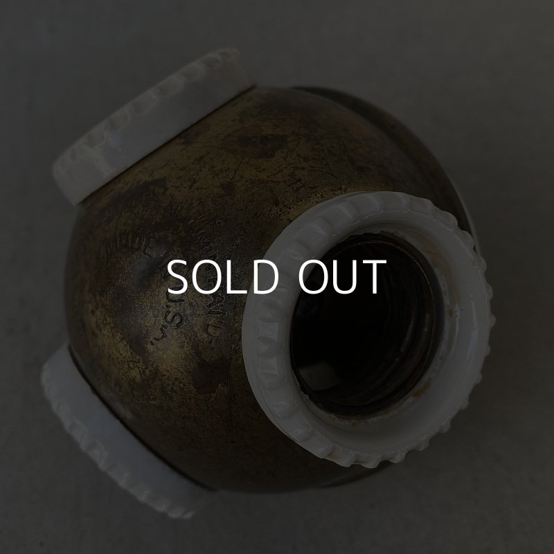 画像5: VINTAGE ANTIQUE BENJAMIN SOCKET ヴィンテージ アンティーク ベンジャミンソケット アメリカ / インダストリアル ランプ ライト 3灯 コレクタブル 照明 USA