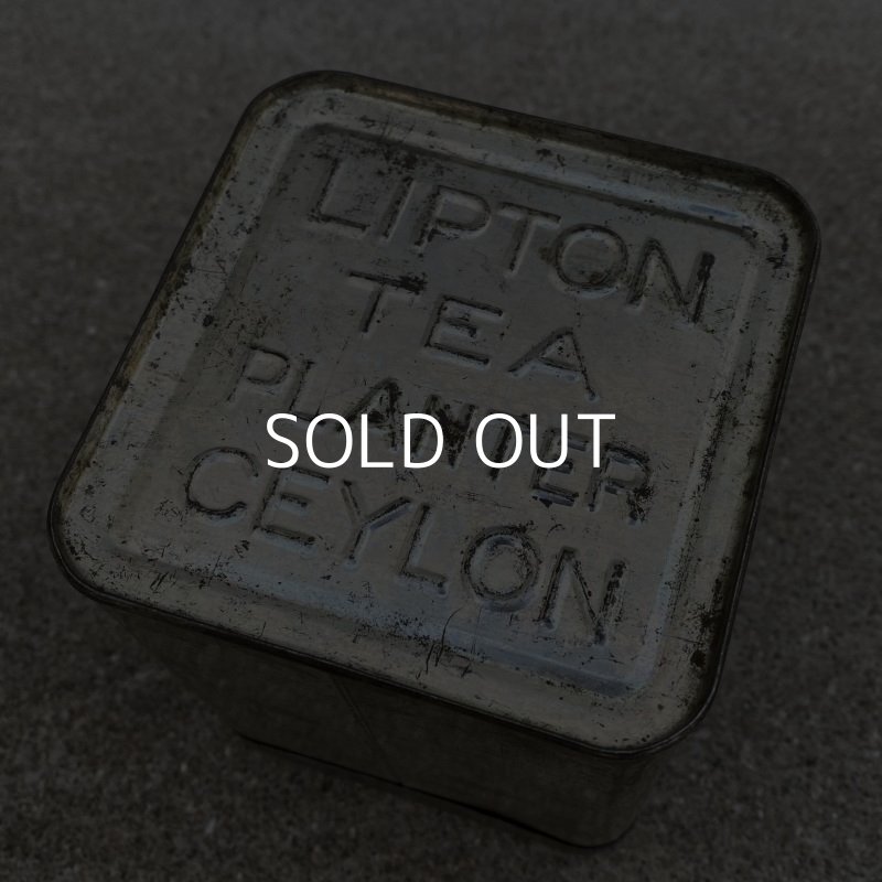 画像6: VINTAGE ANTIQUE LIPTON'S TEA TIN CAN ヴィンテージ アンティーク リプトン 缶 / アメリカ カフェ キッチン 紅茶 小物入れ 雑貨 USA (2)