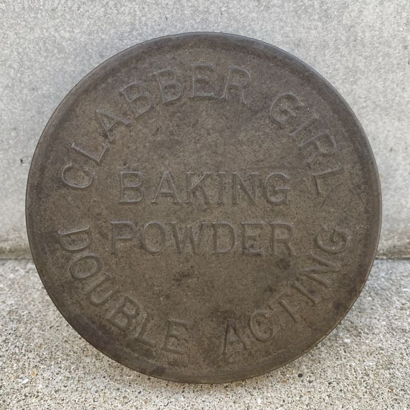 画像3: VINTAGE ANTIQUE CLABBER GIRL BAKING POWDER TIN CAN ヴィンテージ アンティーク 缶 / アメリカ ベーキングパウダー カフェ キッチン ブリキ 小物入れ 雑貨 USA
