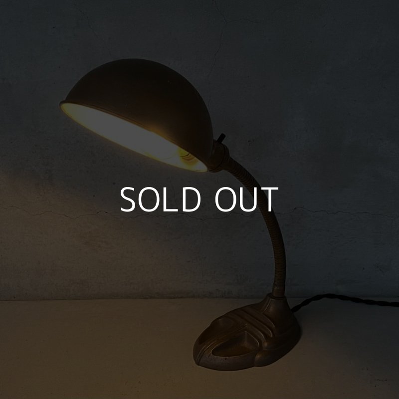 画像11: VINTAGE ANTIQUE DESKLAMP RODALE ヴィンテージ アンティーク デスクライト デスクランプ スタンドライト 卓上ライト アメリカ / インダストリアル グースネック 照明 工業用 USA
