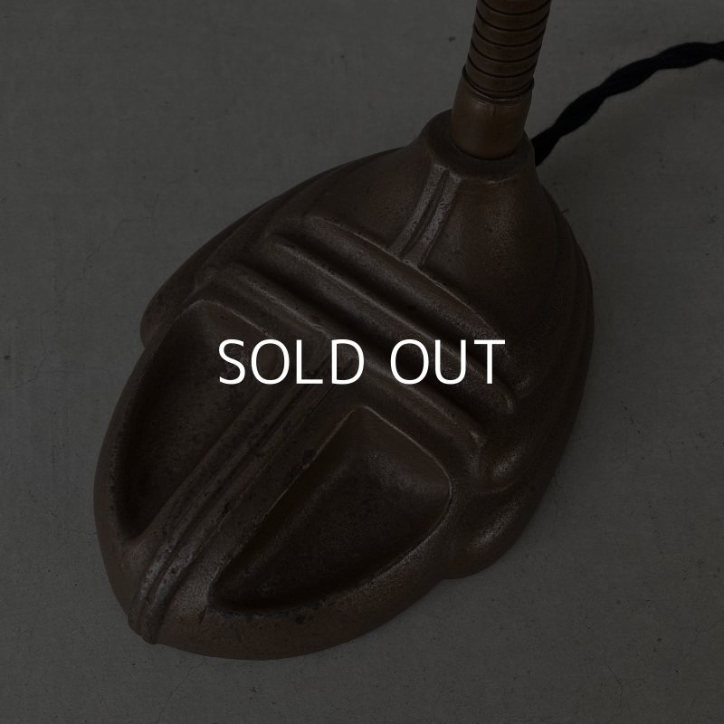 画像5: VINTAGE ANTIQUE DESKLAMP RODALE ヴィンテージ アンティーク デスクライト デスクランプ スタンドライト 卓上ライト アメリカ / インダストリアル グースネック 照明 工業用 USA