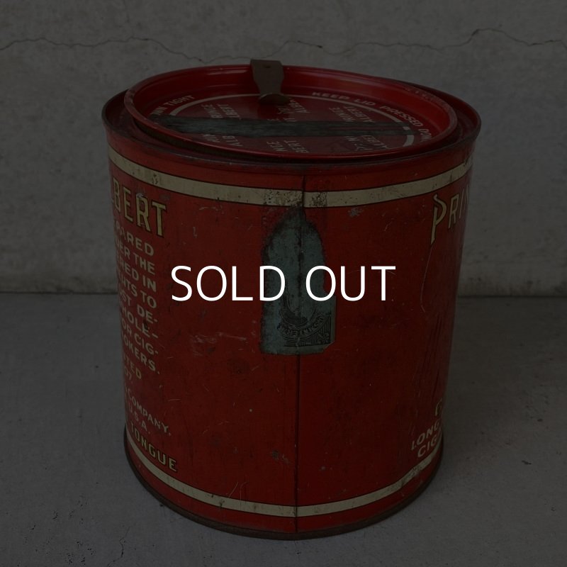 画像7: VINTAGE ANTIQUE PRINCE ALBERT TOBACCO TIN CAN ヴィンテージ アンティーク 煙草 ティン 缶 アメリカ / アドバタイジング たばこ入れ 小物入れ 収納 雑貨 USA (5)