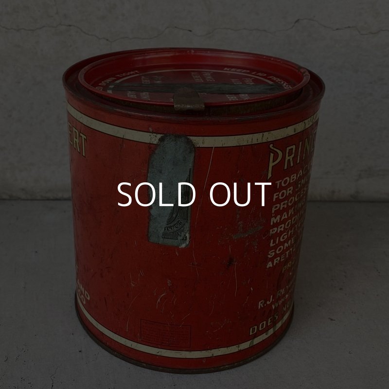 画像3: VINTAGE ANTIQUE PRINCE ALBERT TOBACCO TIN CAN ヴィンテージ アンティーク 煙草 ティン 缶 アメリカ / アドバタイジング たばこ入れ 小物入れ 収納 雑貨 USA (5)