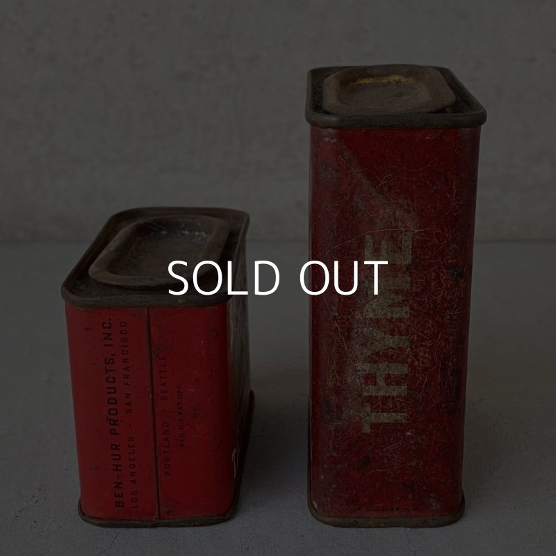 画像5: VINTAGE ANTIQUE BEN HUR TIN CAN ヴィンテージ アンティーク 缶 / アメリカ パウダー カフェ キッチン ブリキ セット オブジェ 小物入れ 雑貨  USA 