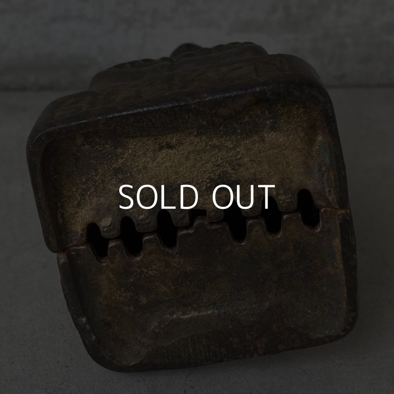 画像6: VINTAGE ANTIQUE BILLIKEN ヴィンテージ アンティーク ビリケン コインバンク / アメリカ コレクタブル 貯金箱 オブジェ 鋳物 (3)