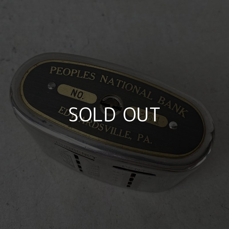 画像6: VINTAGE ANTIQUE COIN BANK THE AUTOMATIC RECORDING SAFE CO. ヴィンテージ アンティーク コインバンク 貯金箱 アメリカ / コレクタブル オブジェ インテリア ノベルティー 銀行 USA (4)