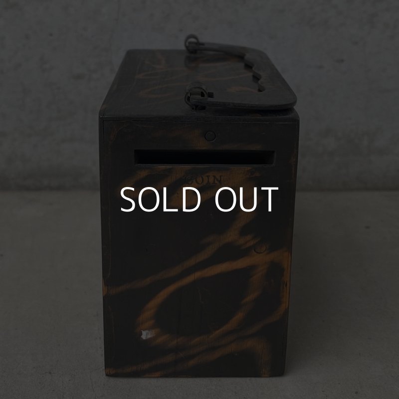 画像5: VINTAGE ANTIQUE W.F. BURNS CO. COINBANK JAPANNED ヴィンテージ アンティーク コインバンク ジャパンド ジャパンカラー アメリカ / コレクタブル 貯金箱 オブジェ USA