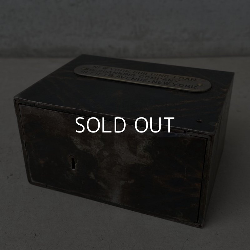 画像7: VINTAGE ANTIQUE COINBANK JAPANNED ヴィンテージ アンティーク コインバンク ジャパンド ジャパンカラー アメリカ / コレクタブル 貯金箱 オブジェ USA