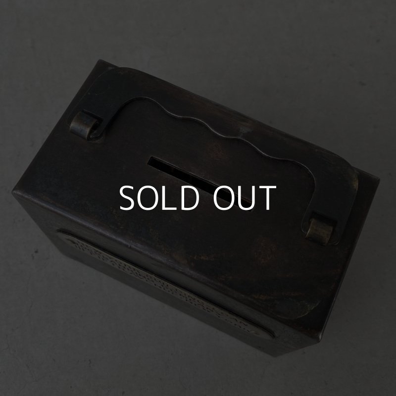 画像6: VINTAGE ANTIQUE COINBANK JAPANNED ヴィンテージ アンティーク コインバンク ジャパンド ジャパンカラー アメリカ / コレクタブル 貯金箱 オブジェ USA