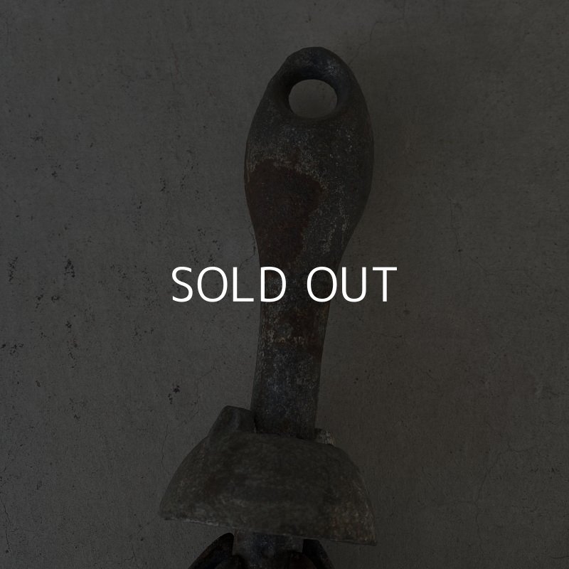 画像4: VINTAGE ANTIQUE ANCHOR ヴィンテージ アンティーク 碇 アンカー / ディスプレイ インテリア フック ハンギング アイアン 船 海