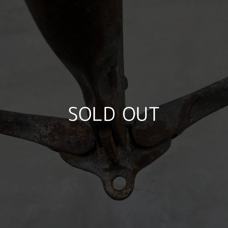 画像5: VINTAGE ANTIQUE ANCHOR ヴィンテージ アンティーク 碇 アンカー / ディスプレイ インテリア フック ハンギング アイアン 船 海