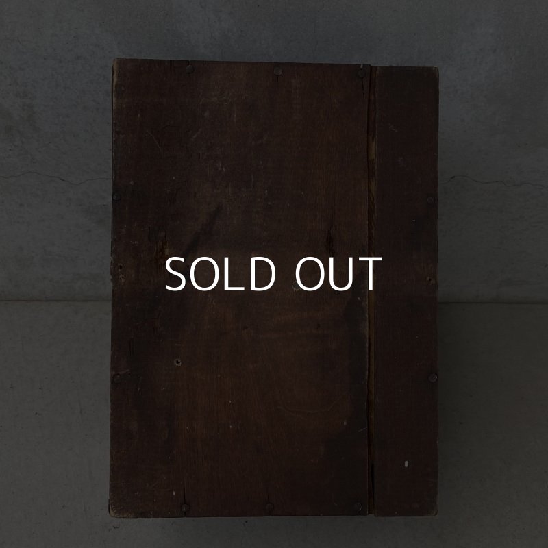 画像7: VINTAGE ANTIQUE WOODEN BOX WALTER BAKER ヴィンテージ アンティーク ウッドボックス 木箱 / ケース 収納 店舗什器 アメリカ USA