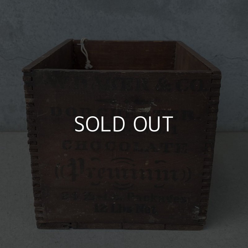 画像3: VINTAGE ANTIQUE WOODEN BOX WALTER BAKER ヴィンテージ アンティーク ウッドボックス 木箱 / ケース 収納 店舗什器 アメリカ USA