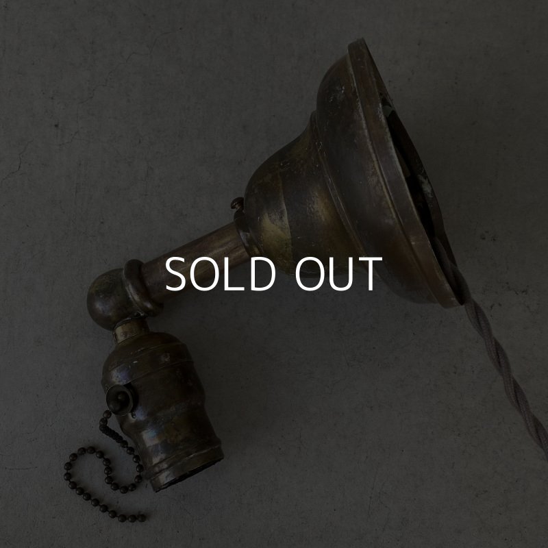 画像4: VINTAGE ANTIQUE LAMP LIGHT WALL LAMP ヴィンテージ アンティーク ライト ウォールランプ ブラケットランプ 照明 アメリカ / 壁付けランプ 真鍮 店舗什器 USA (3)