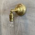 画像1: VINTAGE ANTIQUE LAMP LIGHT WALL LAMP ヴィンテージ アンティーク ライト ウォールランプ ブラケットランプ 照明 アメリカ / 壁付けランプ 真鍮 店舗什器 USA (1) (1)