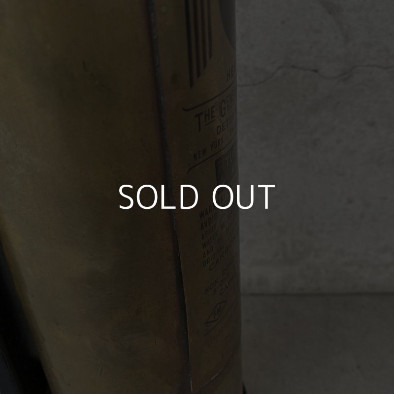 画像8: VINTAGE ANTIQUE FIRE EXTINGUISHER THE GENERAL DETROIT CO. ヴィンテージ アンティーク 消火器 / インダストリアル 壁掛け ディスプレイ アメリカ