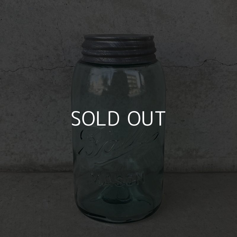 画像1: VINTAGE ANTIQUE BALL MASON JAR ヴィンテージ アンティーク ボール メイソンジャー ガラス瓶 アメリカ / 小物入れ 店舗什器 (2)