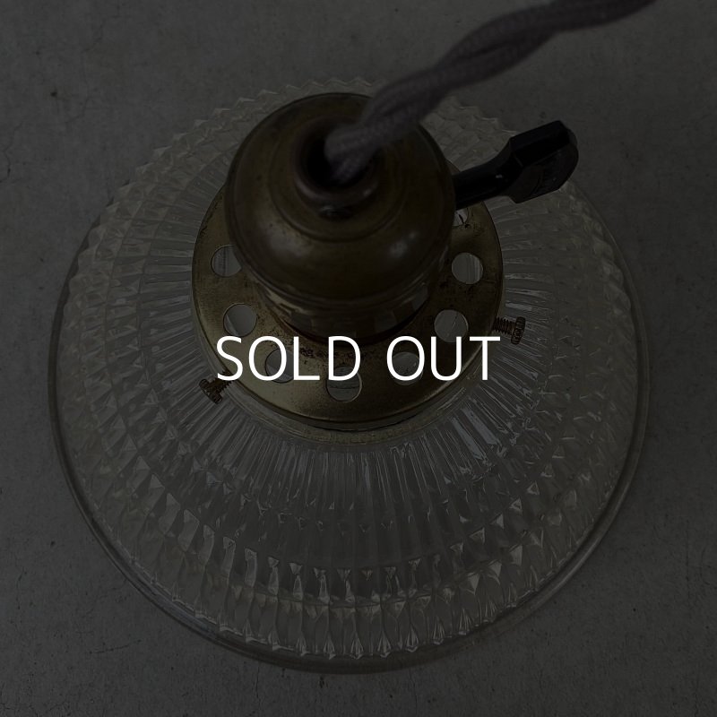 画像4: VINTAGE ANTIQUE LIGHT ヴィンテージ アンティーク 吊り下げライト アメリカ / ライト ペンダントライト ガラスシェード 天井照明 CIRCLE F USA