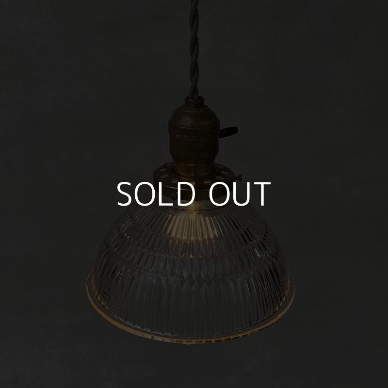 画像10: VINTAGE ANTIQUE LIGHT ヴィンテージ アンティーク 吊り下げライト アメリカ / ライト ペンダントライト ガラスシェード 天井照明 CIRCLE F USA