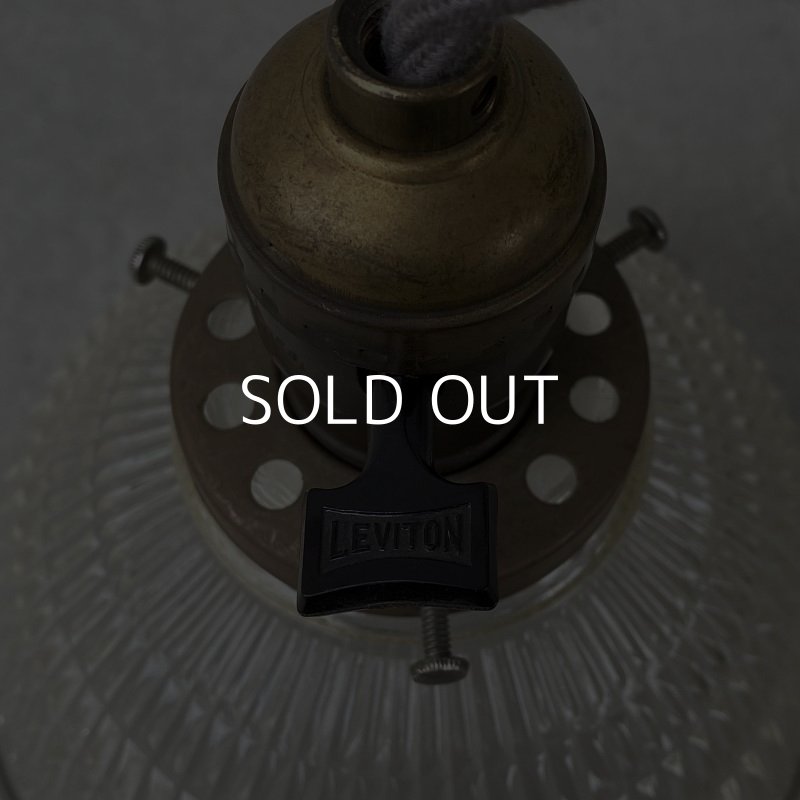画像6: VINTAGE ANTIQUE LIGHT ヴィンテージ アンティーク 吊り下げライト アメリカ / ライト ペンダントライト ガラスシェード 天井照明 LEVITON USA