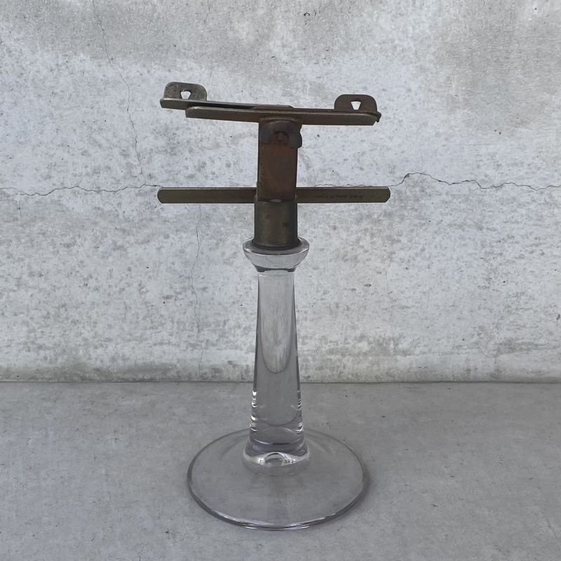 画像2: VINTAGE ANTIQUE SHOE STAND ヴィンテージ アンティーク シューズスタンド 靴立て / ディスプレイ ツール ラック ガラス 靴 靴屋 店舗備品 什器 アメリカ USA (1)