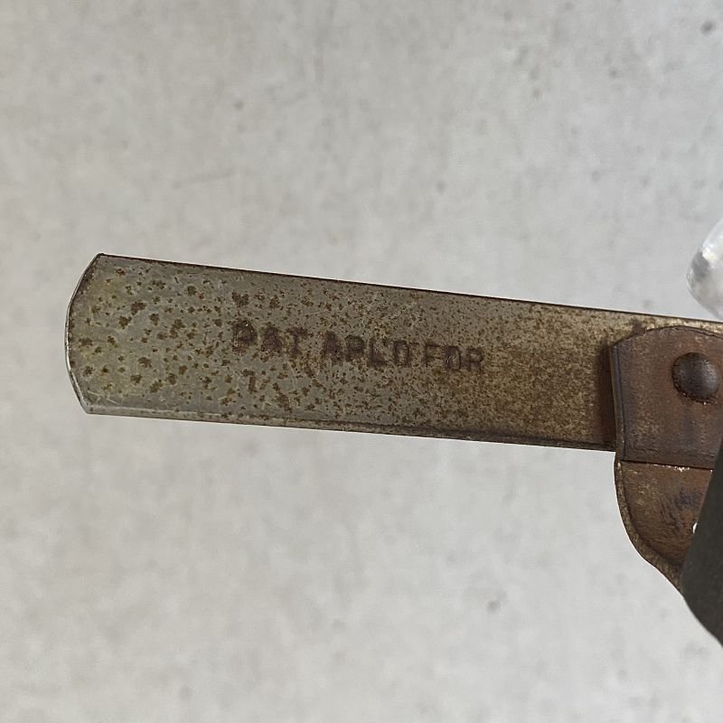 画像8: VINTAGE ANTIQUE SHOE STAND ヴィンテージ アンティーク シューズスタンド 靴立て / ディスプレイ ツール ラック ガラス 靴 靴屋 店舗備品 什器 アメリカ USA (1)