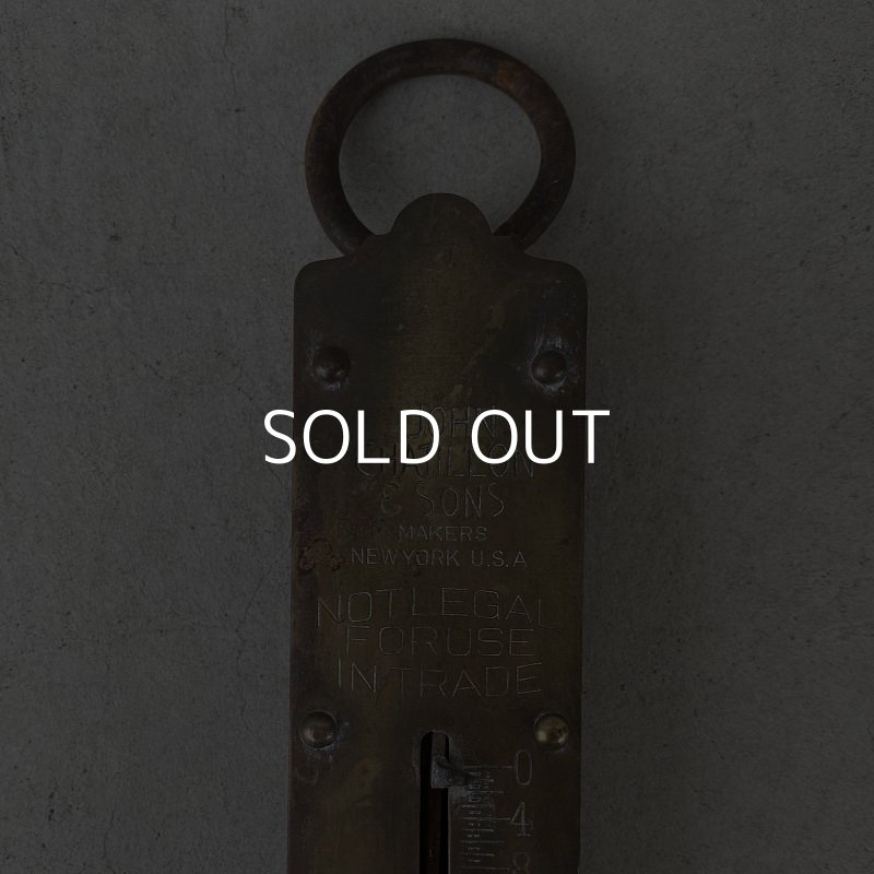 画像4: VINTAGE ANTIQUE WEIGHING SCALE JOHN CHATILLON & SONS ヴィンテージ アンティーク スケール  / インダストリアル 量り 吊り下げ 秤 店舗什器 アメリカ