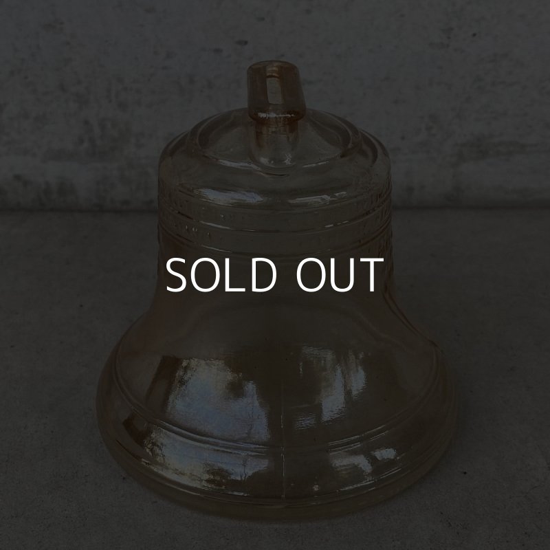 画像3: VINTAGE ANTIQUE LIBERTY BELL PIGGY BANK ヴィンテージ アンティーク リバティーベル 自由の鐘 貯金箱 / コレクタブル オブジェ アメリカ独立記念 ガラス 雑貨 (3)