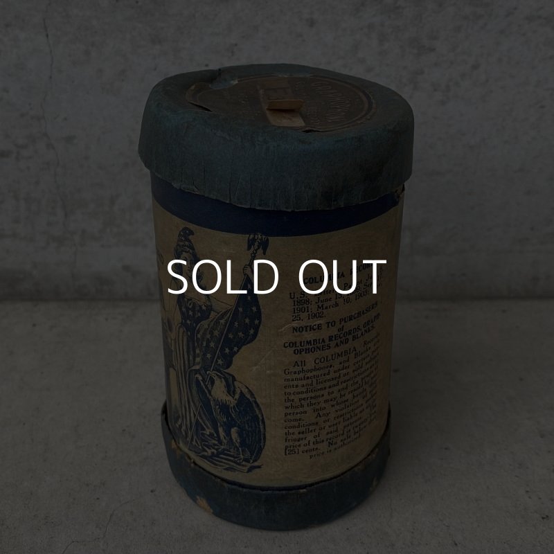 画像4: VINTAGE ANTIQUE COLUMBIA RECORD ヴィンテージ アンティーク 蝋管 レコード コロンビア アメリカ / インテリア ディスプレイ 蝋管蓄音機 円筒 USA (6)