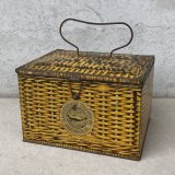 VINTAGE ANTIQUE PATTERSON'S SEAL TOBACCO TIN CAN ヴィンテージ アンティーク 煙草 ティン 缶 アメリカ / アドバタイジング たばこ入れ 小物入れ 収納 雑貨 USA (2)