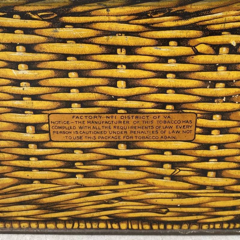 画像10: VINTAGE ANTIQUE PATTERSON'S SEAL TOBACCO TIN CAN ヴィンテージ アンティーク 煙草 ティン 缶 アメリカ / アドバタイジング たばこ入れ 小物入れ 収納 雑貨 USA (2)