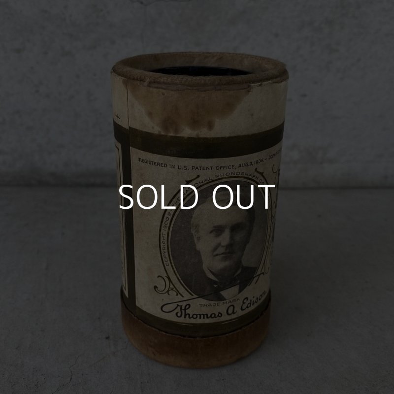 画像8: VINTAGE ANTIQUE EDISON RECORD ヴィンテージ アンティーク 蝋管 レコード エジソン アメリカ / インテリア ディスプレイ 蝋管蓄音機 円筒 USA (7)