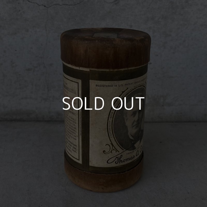 画像3: VINTAGE ANTIQUE EDISON RECORD ヴィンテージ アンティーク 蝋管 レコード エジソン アメリカ / インテリア ディスプレイ 蝋管蓄音機 円筒 USA (7)