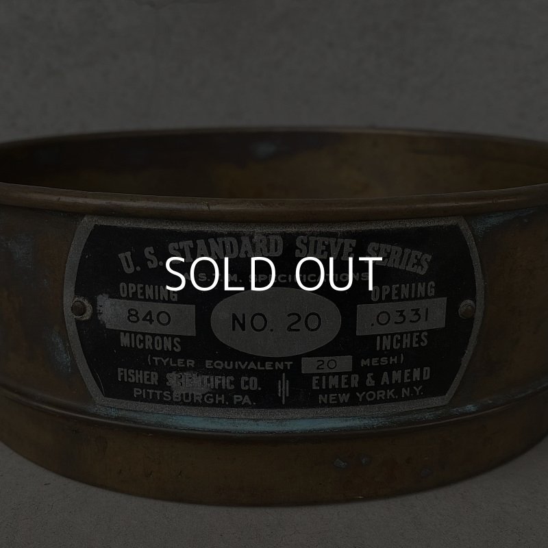 画像8: VINTAGE ANTIQUE FISHER SCIENTIFIC SIEVE ヴィンテージ アンティーク ふるい / インダストリアル ブラスシーブ インテリア ディスプレイ 真鍮 工業用 雑貨 アメリカ