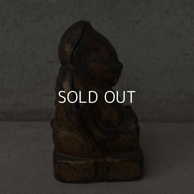 画像3: VINTAGE ANTIQUE BILLIKEN ヴィンテージ アンティーク ビリケン コインバンク / アメリカ コレクタブル 貯金箱 オブジェ キャストアイアン 鋳物 置物 雑貨 (3)