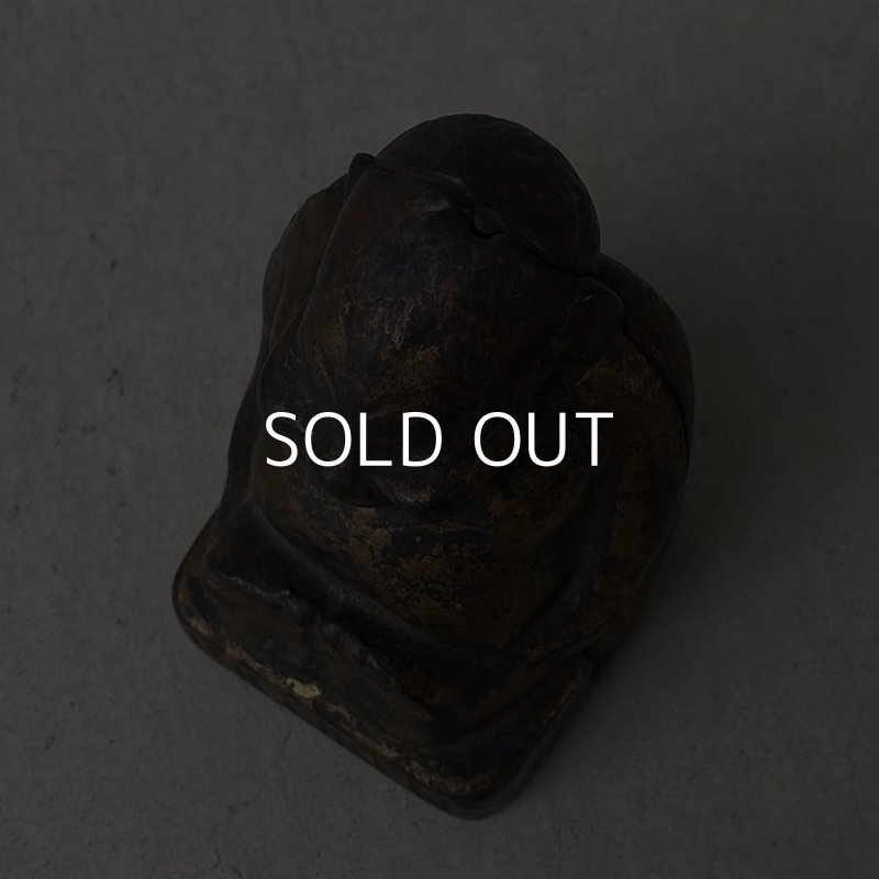 画像5: VINTAGE ANTIQUE BILLIKEN ヴィンテージ アンティーク ビリケン コインバンク / アメリカ コレクタブル 貯金箱 オブジェ キャストアイアン 鋳物 置物 雑貨 (3)