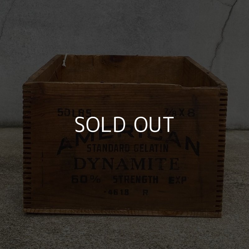 画像3: VINTAGE ANTIQUE WOODEN BOX CRATE AMERICAN CYANAMID ヴィンテージ アンティーク ウッドボックス 木箱 / インダストリアル ケース ガレージ 収納 店舗什器 アメリカ USA
