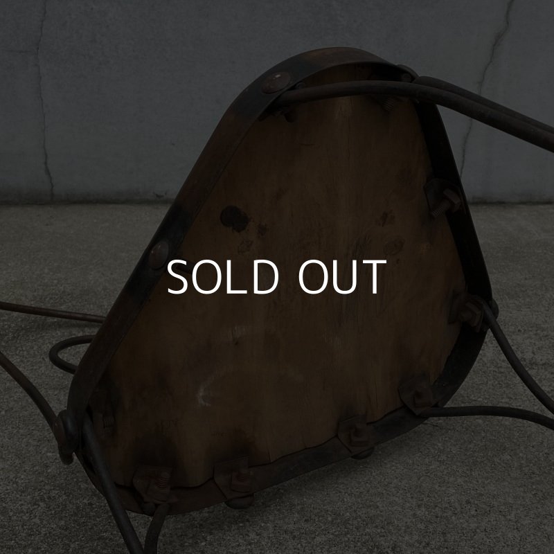 画像6: VINTAGE ANTIQUE ICE CREAM PARLOR CHAIR JAPANNED ヴィンテージ アンティーク アイスクリームパーラーチェア 椅子 アメリカ / インダストリアル ジャパンド ジャパンカラー  アイアン 木製 家具 店舗 什器 USA