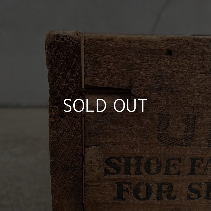 画像8: VINTAGE ANTIQUE WOODEN BOX CRATE KLEAN KUTT ヴィンテージ アンティーク ウッドボックス 木箱 / インダストリアル ケース ガレージ ディスプレイ 収納 靴 店舗什器 アメリカ USA