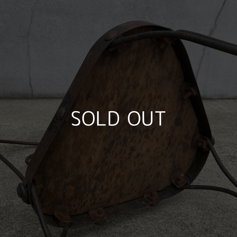 画像6: VINTAGE ANTIQUE ICE CREAM PARLOR CHAIR JAPANNED ヴィンテージ アンティーク アイスクリームパーラーチェア 椅子 アメリカ / インダストリアル ジャパンド ジャパンカラー アイアン 木製 家具 店舗 什器 USA (2)