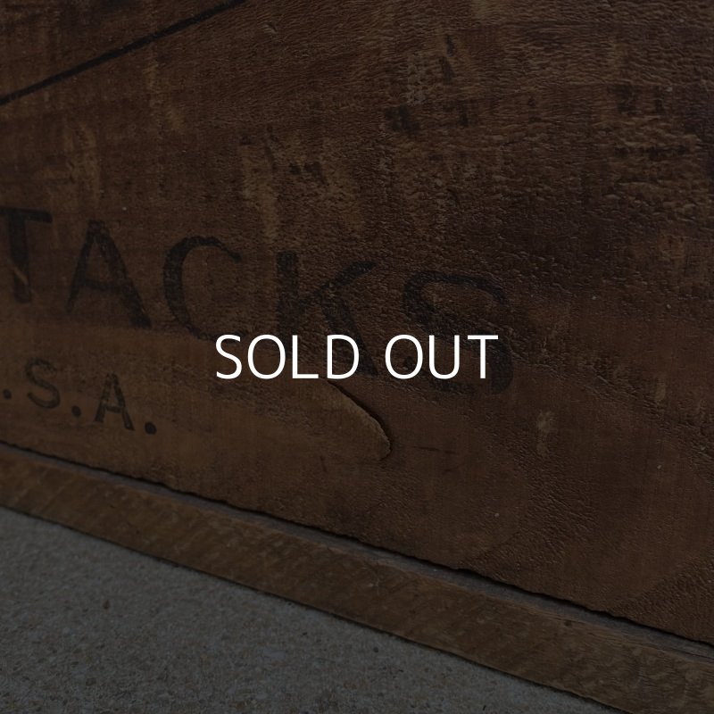 画像9: VINTAGE ANTIQUE WOODEN BOX CRATE KLEAN KUTT ヴィンテージ アンティーク ウッドボックス 木箱 / インダストリアル ケース ガレージ ディスプレイ 収納 靴 店舗什器 アメリカ USA