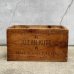 画像4: VINTAGE ANTIQUE WOODEN BOX CRATE KLEAN KUTT ヴィンテージ アンティーク ウッドボックス 木箱 / インダストリアル ケース ガレージ ディスプレイ 収納 靴 店舗什器 アメリカ USA