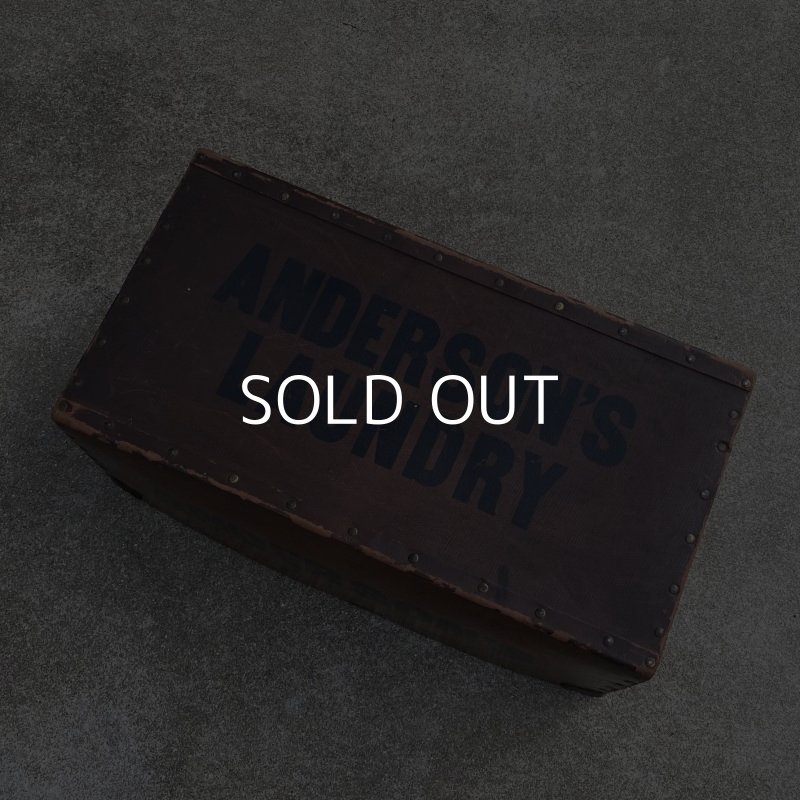 画像7: VINTAGE ANTIQUE LAUNDRY BOX CRATE ヴィンテージ アンティーク ランドリーボックス  ケース / インダストリアル クレート 収納 箱 洗濯 店舗什器 アメリカ USA