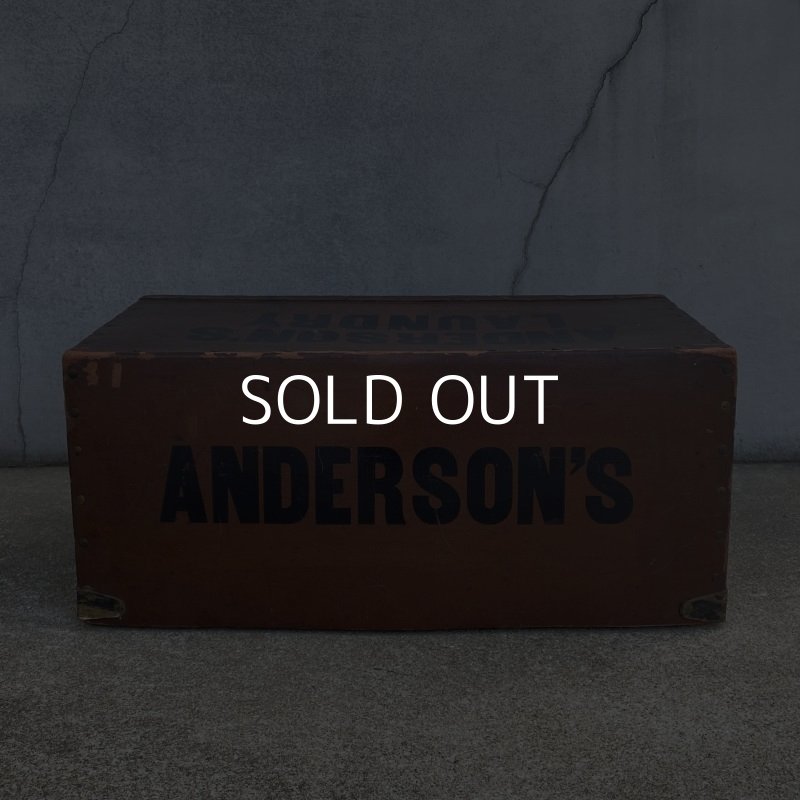 画像3: VINTAGE ANTIQUE LAUNDRY BOX CRATE ヴィンテージ アンティーク ランドリーボックス  ケース / インダストリアル クレート 収納 箱 洗濯 店舗什器 アメリカ USA